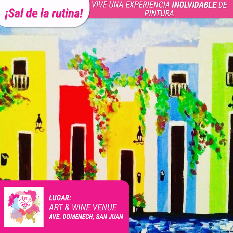 Taller de Arte en Art & Wine Venue - Jueves, 07 de diciembre en San Juan