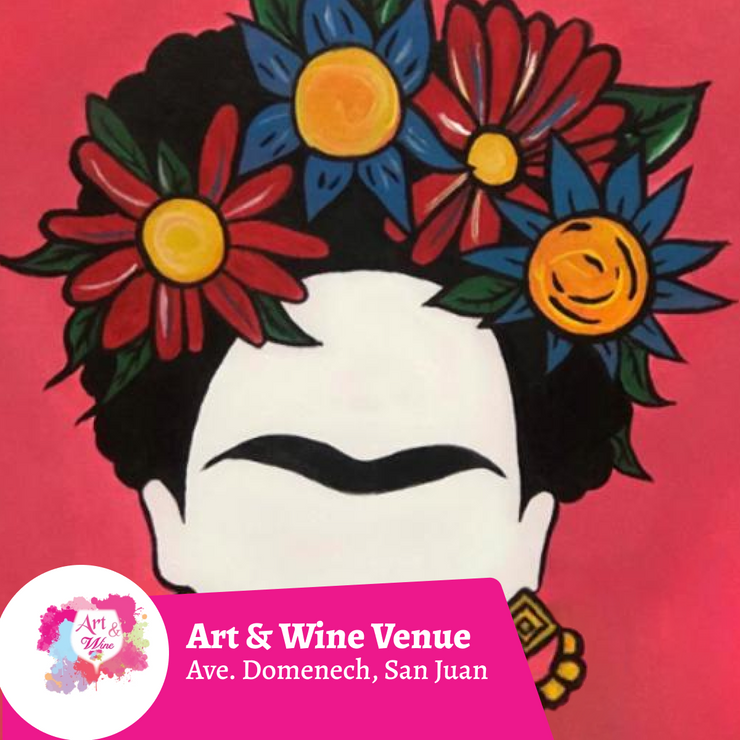 ¡🎨Taller de arte en Art & Wine Venue 7pm -  Miércoles, 21 de mayo en San Juan. ¡Lleva tu vino favorito!