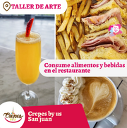 🎨¡Taller en San Juan! ✨Crepes by us ✨ Promo en mimosas 🍹  - 7pm- Viernes, 26 de Diciembre
