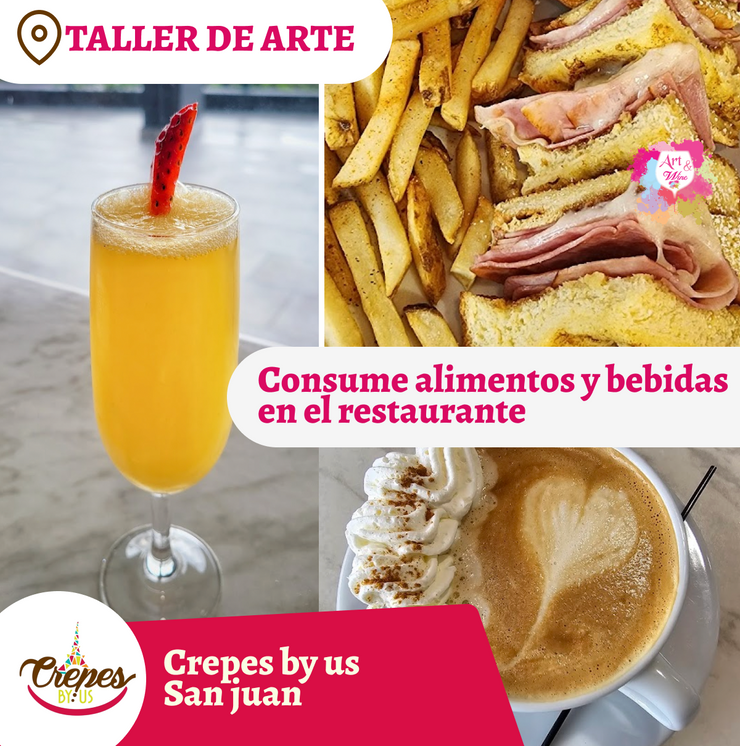🎨¡Taller en San Juan! ✨Crepes by us ✨ Promo en mimosas 🍹  - 7pm- Viernes, 26 de Diciembre