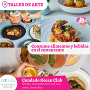🎨¡Nuevo restaurante en San Juan! Miércoles, 26 de noviembre - 7pm ✨ Social Condado Ocean Club. ¡Welcome Drink!🍷
