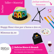 ¡Nuevo Restaurante en Guaynabo! ✨Delicias Bistro & Brunch 🎨 Sal de la rutina 🎨 MIMOSAS Y VINO- 6pm- Sábado, 20 de septiembre