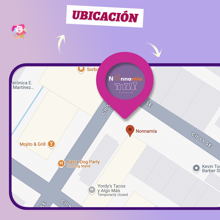 🎨¡Taller de arte en Nonnamía Pizzería✨! En San Juan ✨Promo en Copa Sangría o Parcha 🍹 7pm- Viernes, 05 de diciembre