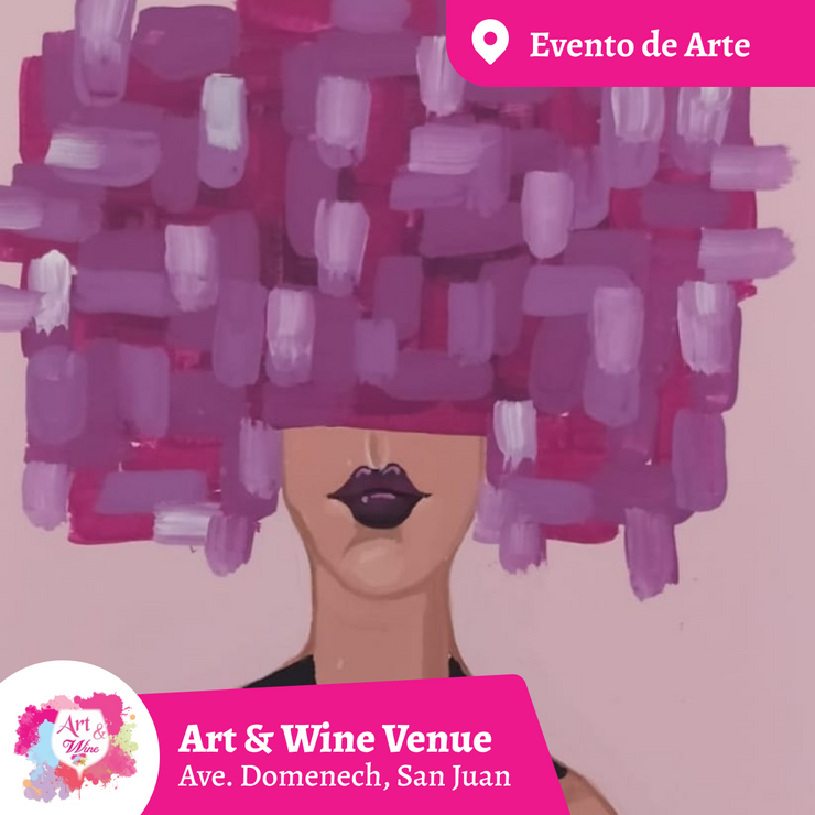 Ladies Night 💜 Art & Wine Venue 7pm- Miércoles, 25 de septiembre en San Juan. ¡Lleva tu vino favorito!