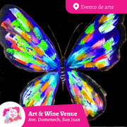🎨¡Glow in the Dark! Sábado, 8 de noviembre en Art & Wine Venue - San Juan -¡Lleva tu vino favorito!
