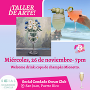 🎨¡Nuevo restaurante en San Juan! Miércoles, 26 de noviembre - 7pm ✨ Social Condado Ocean Club. ¡Welcome Drink!🍷