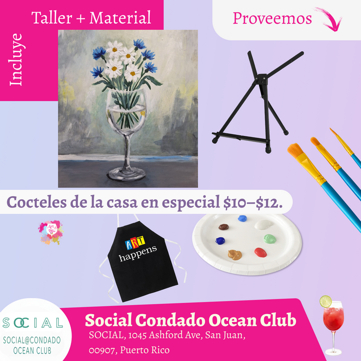 🎨¡Nuevo restaurante en San Juan! Miércoles, 26 de noviembre - 7pm ✨ Social Condado Ocean Club. ¡Welcome Drink!🍷