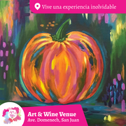 🎨¡Taller de arte en Art & Wine Venue 7pm - Viernes, 7 de noviembre en San Juan. ¡Lleva tu vino favorito!
