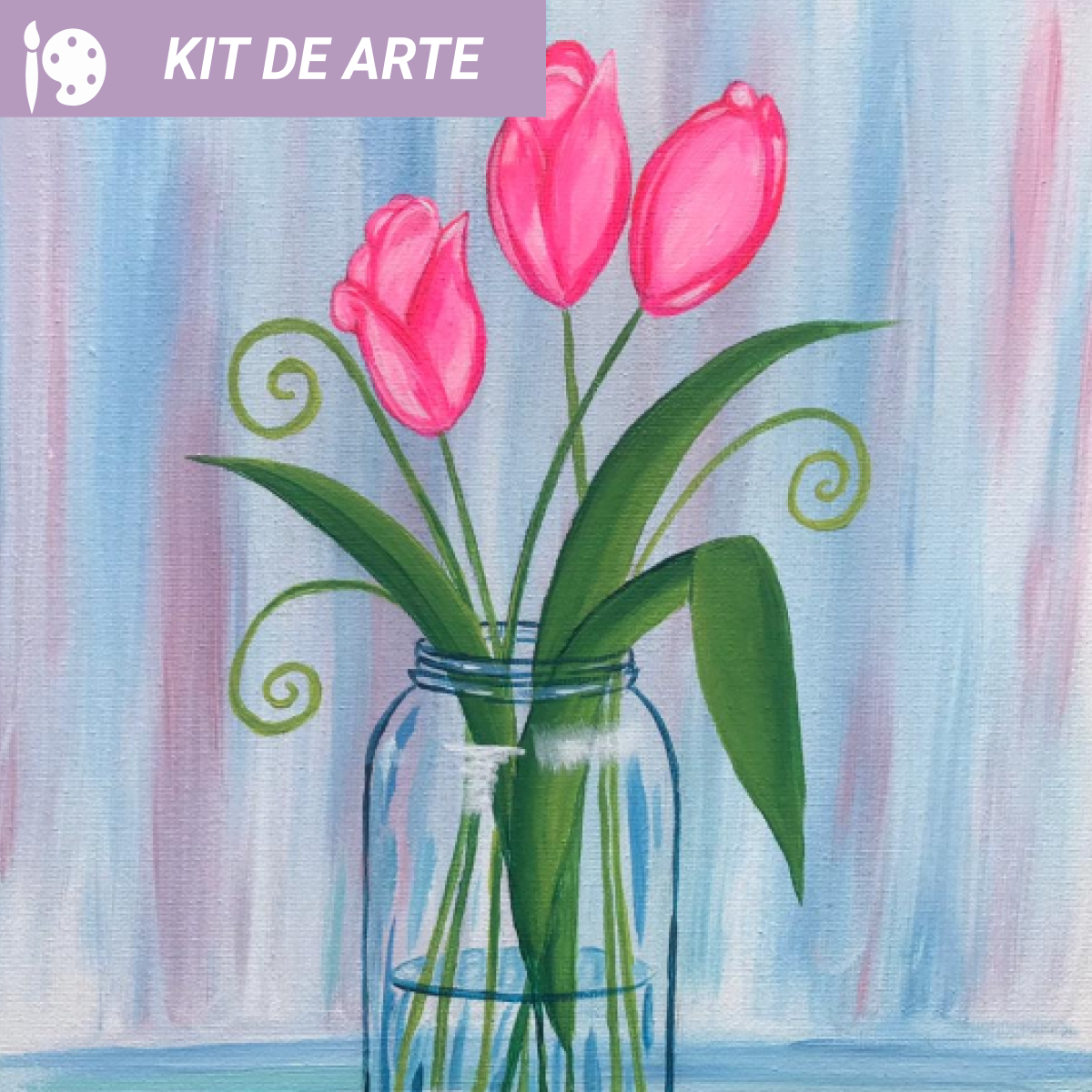 Kit de arte: Tulipanes