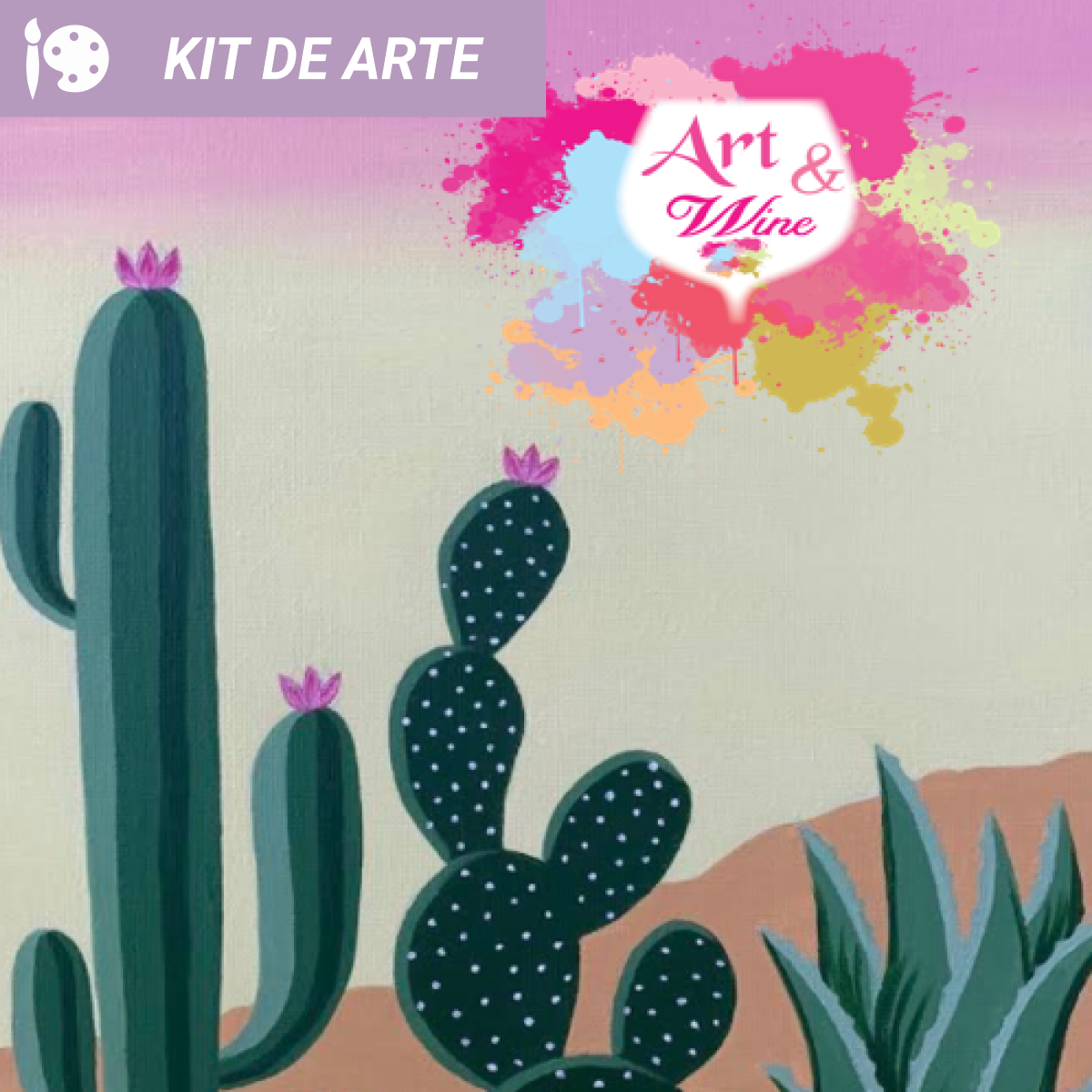 Kit de Arte: Desierto rosa