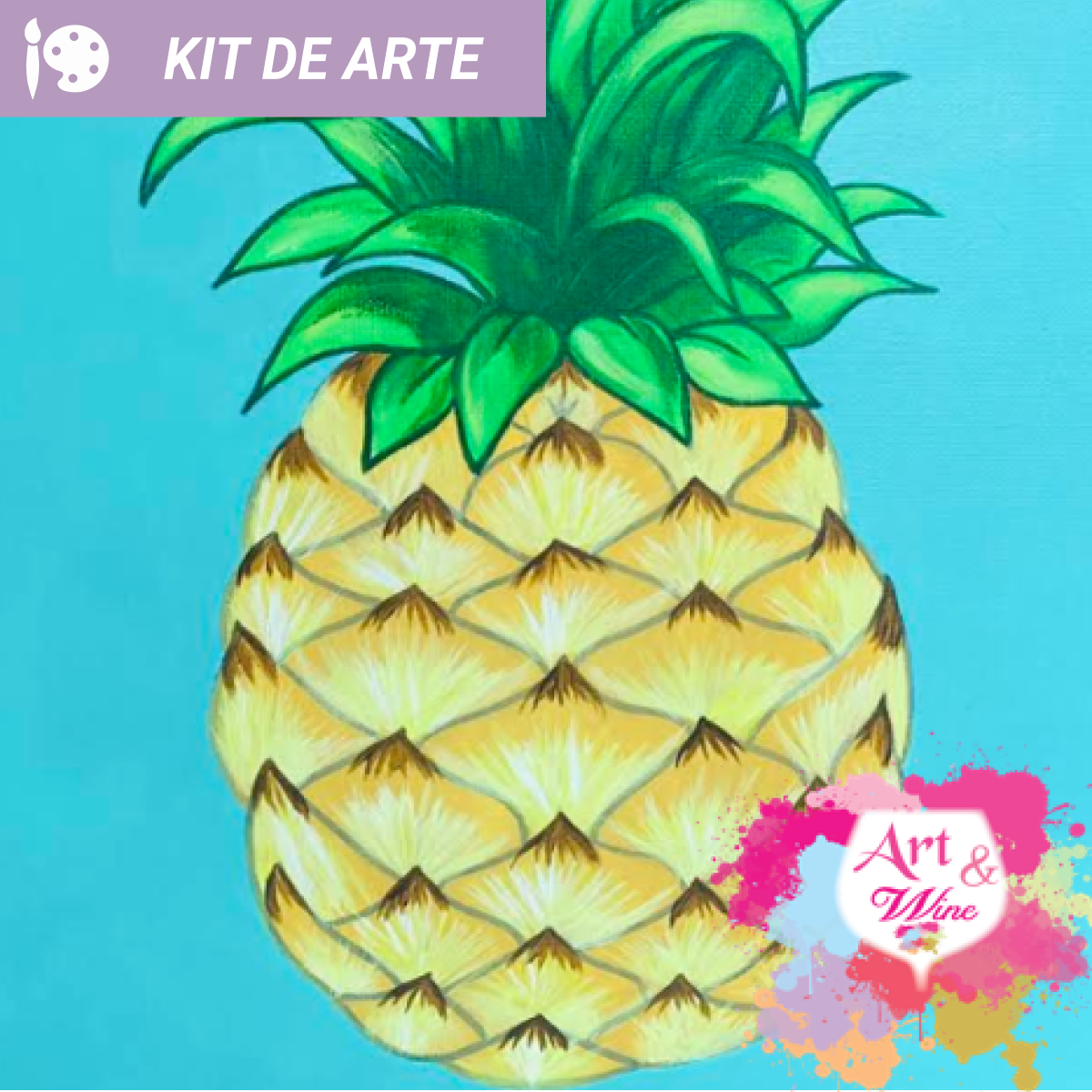 Kit de arte: Piña