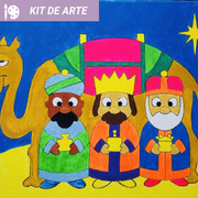Kit de arte: Tres Pequeños Reyes