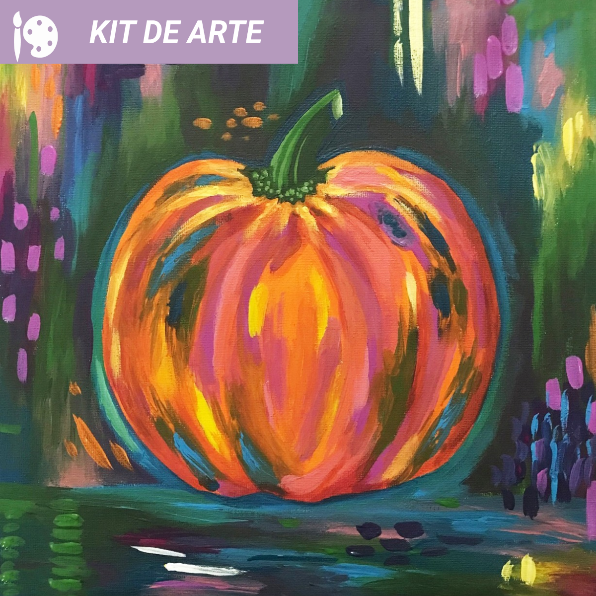 Kit de Arte: Calabaza de Otoño
