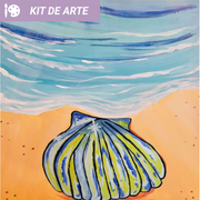 Kit de Arte:  Concha en la arena