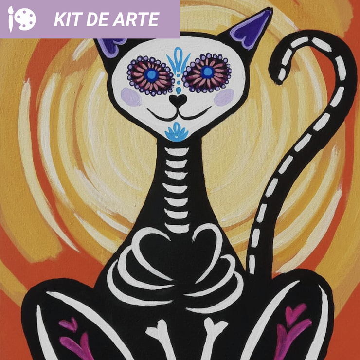 Kit de Arte: Black gatito