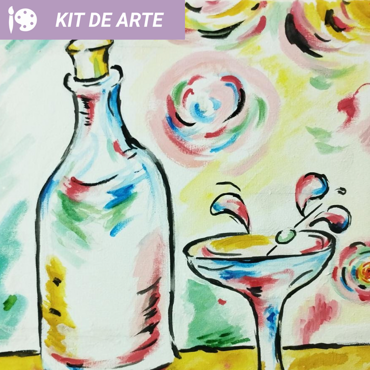 Kit de Arte:  Botella de colores