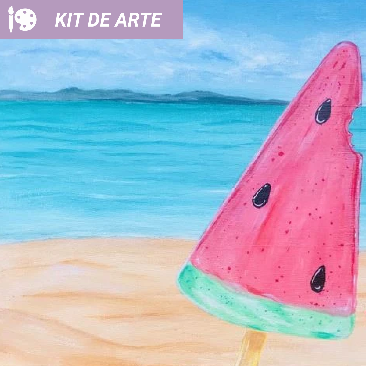Kit de Arte: Melón en la Playa