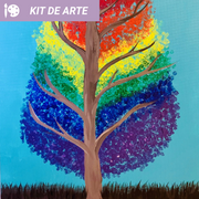 Kit de Arte: Arbol de Colores