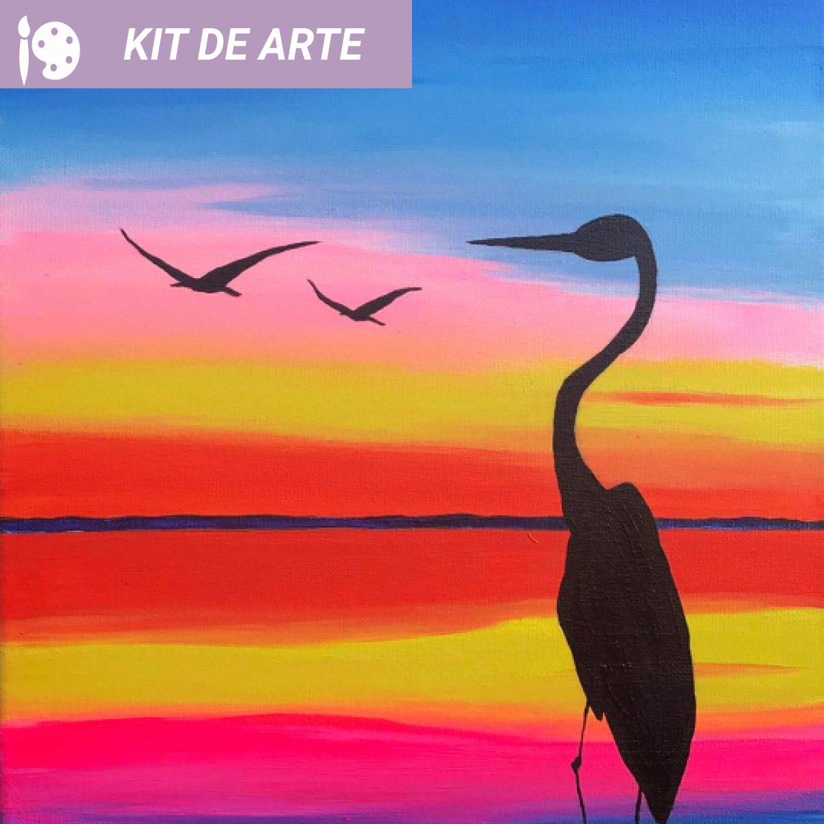 Kit de Arte: Garza