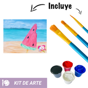 Kit de Arte: Melón en la Playa
