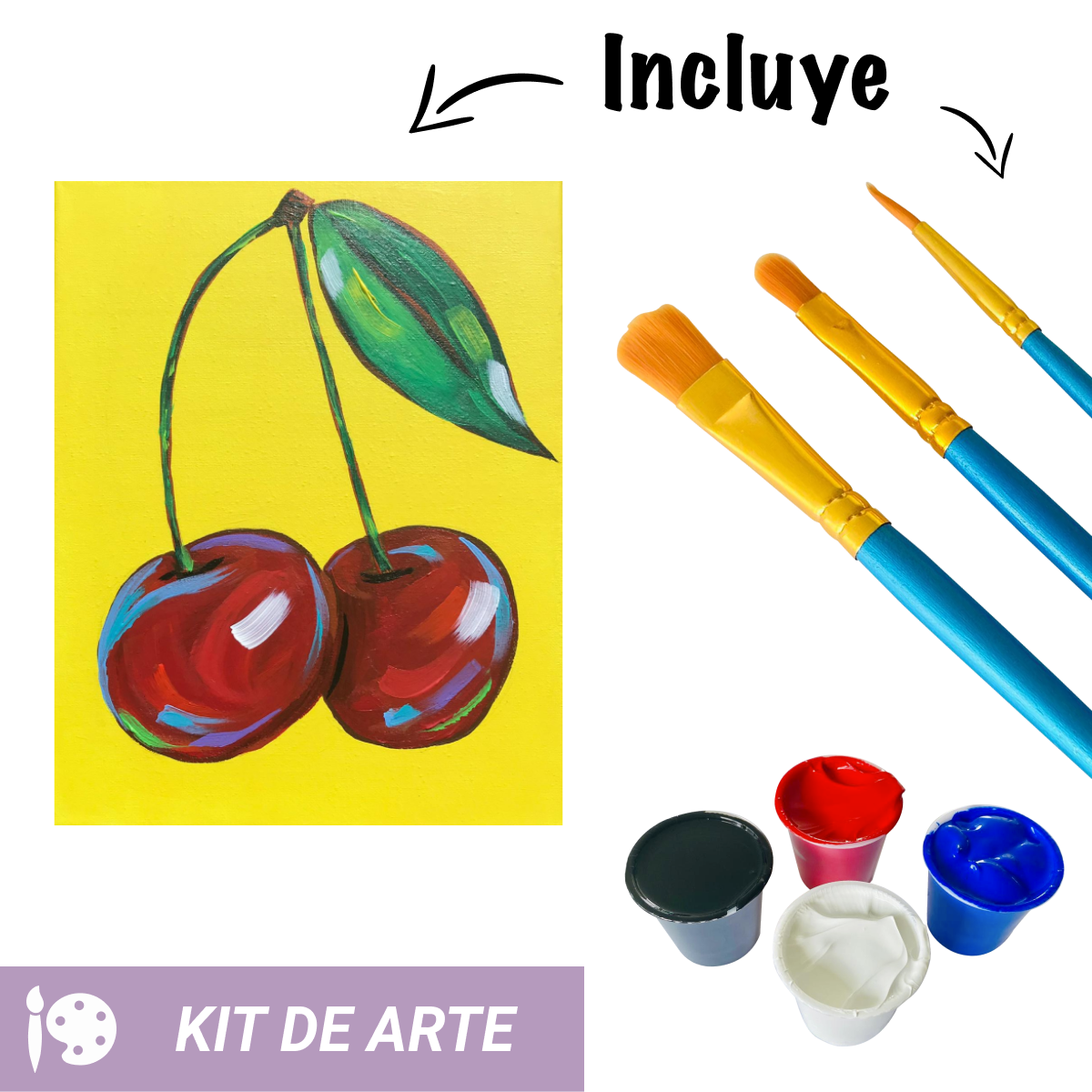 Kit de Arte: Cerezas