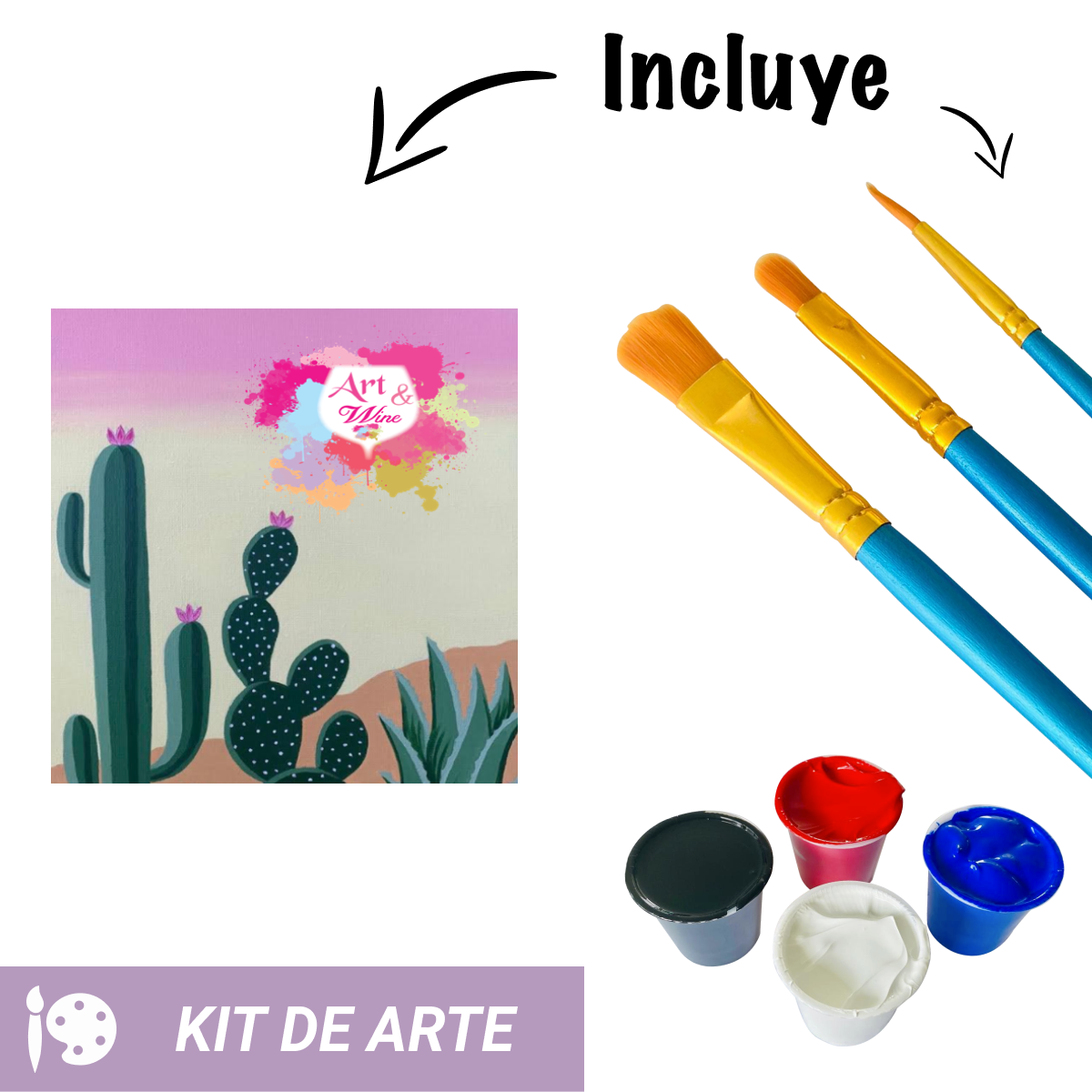 Kit de Arte: Desierto rosa