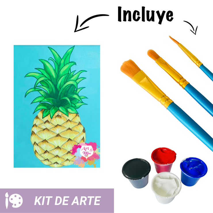 Kit de arte: Piña