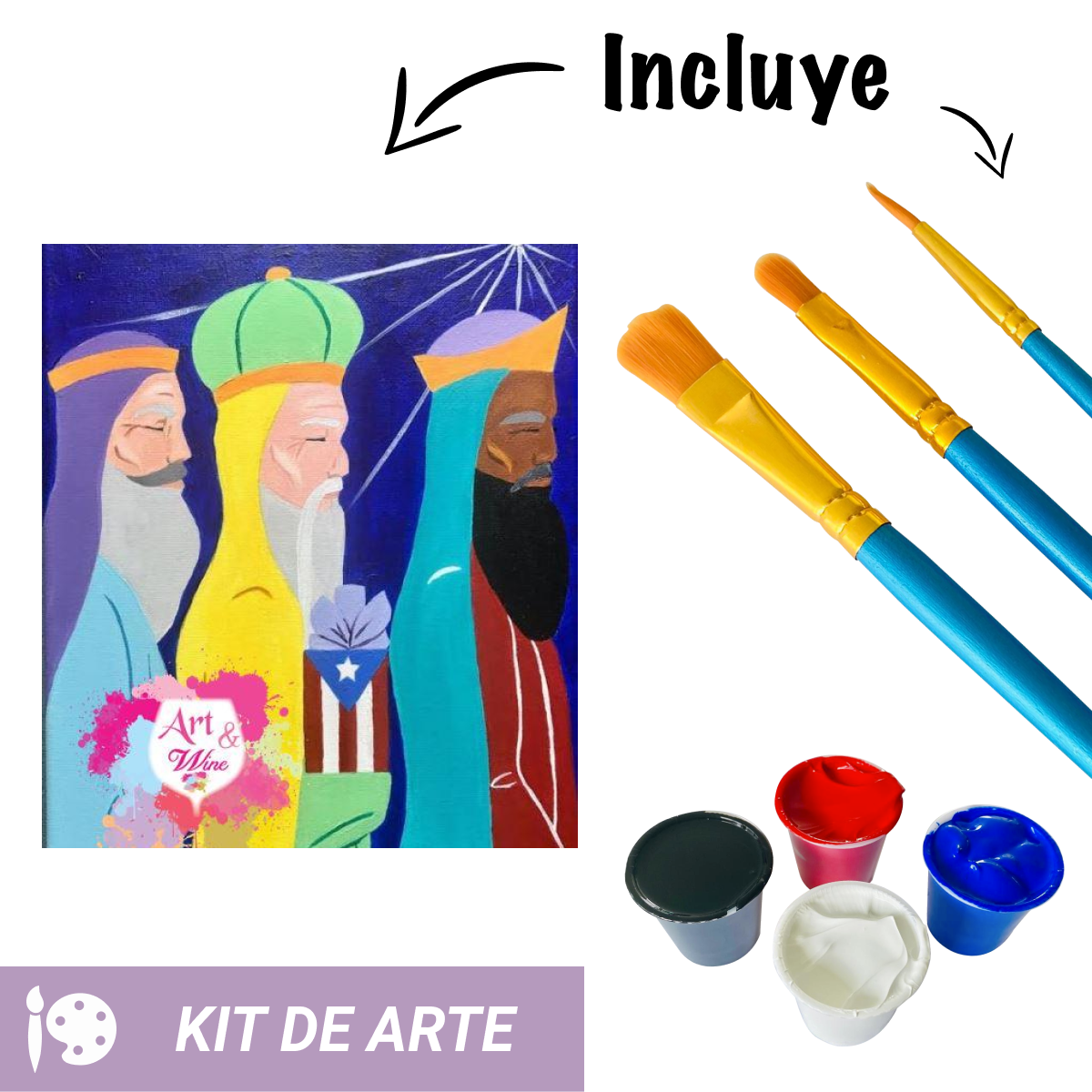 Kit de Arte: Reyes Magos