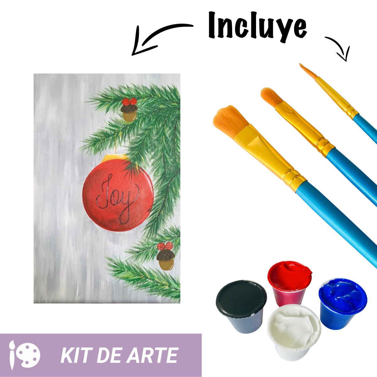 Kit de Arte: Bola de Navidad