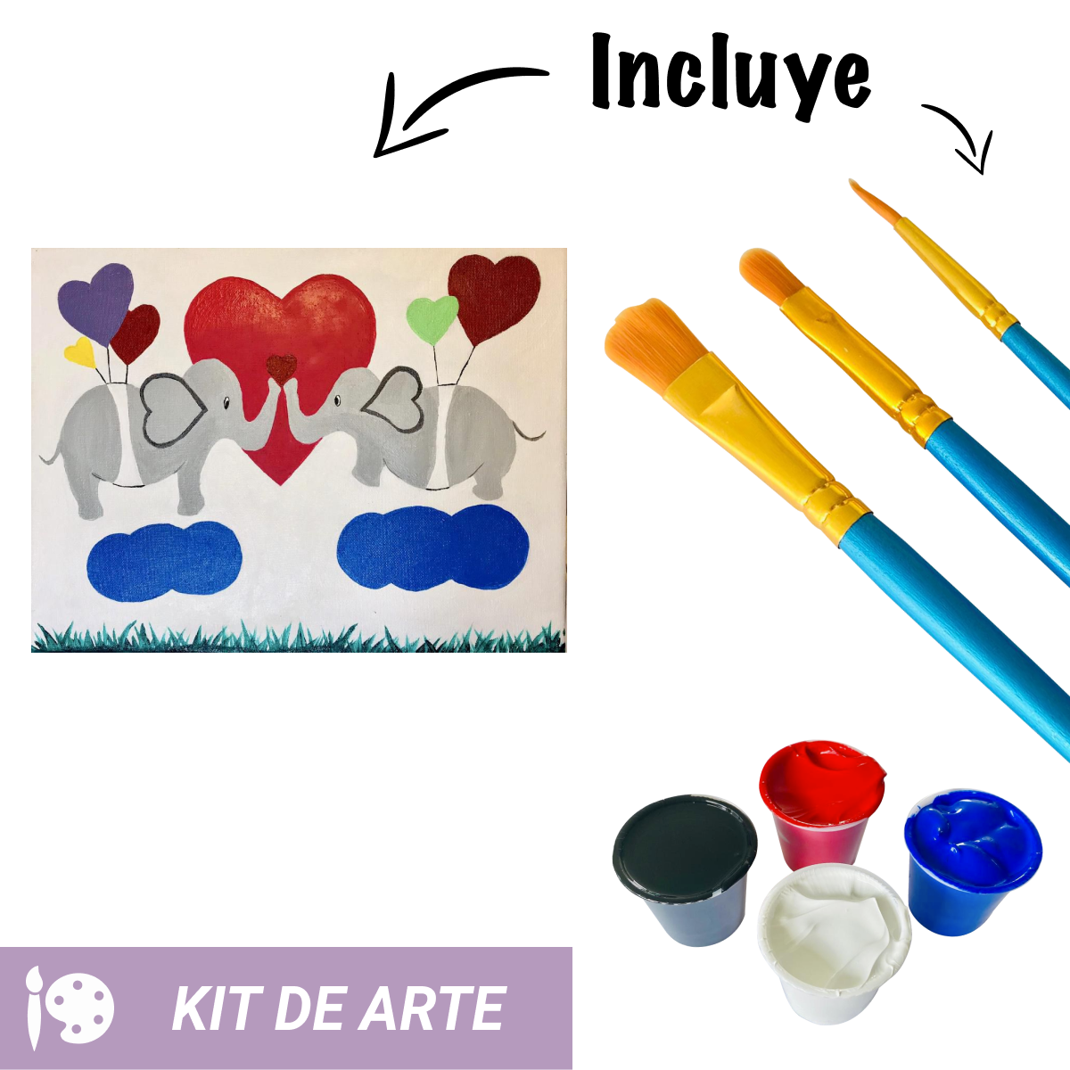 Kit de Arte: Bebé elefante