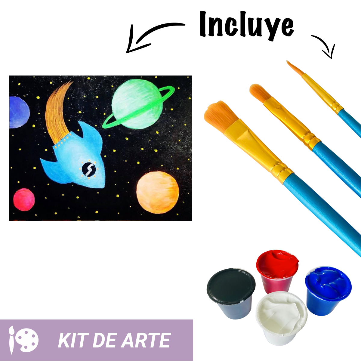 Kit de arte: Mas Vendidos Kids