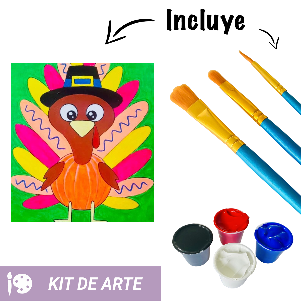 Kit de arte: Pavo