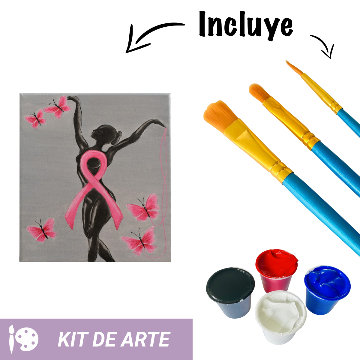 Kit de Arte: Bailando con mariposas
