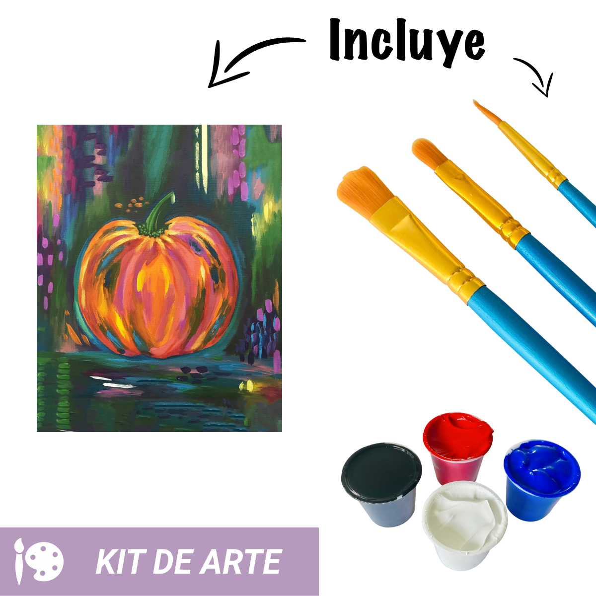 Kit de Arte: Calabaza de Otoño
