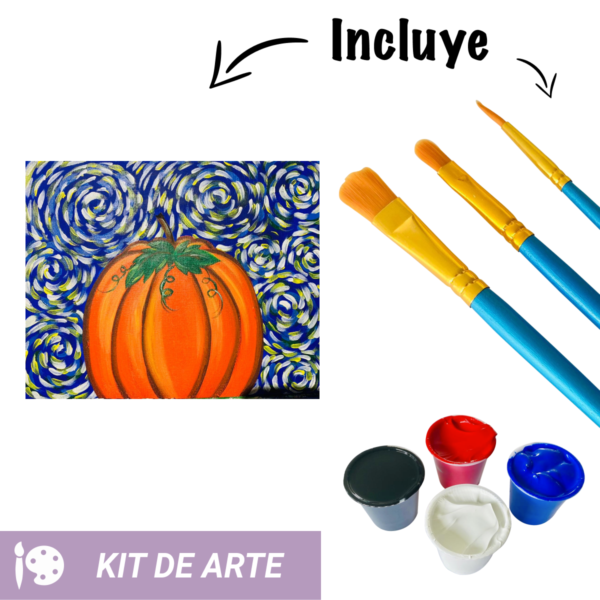 Kit de arte: Calabaza Estrellada