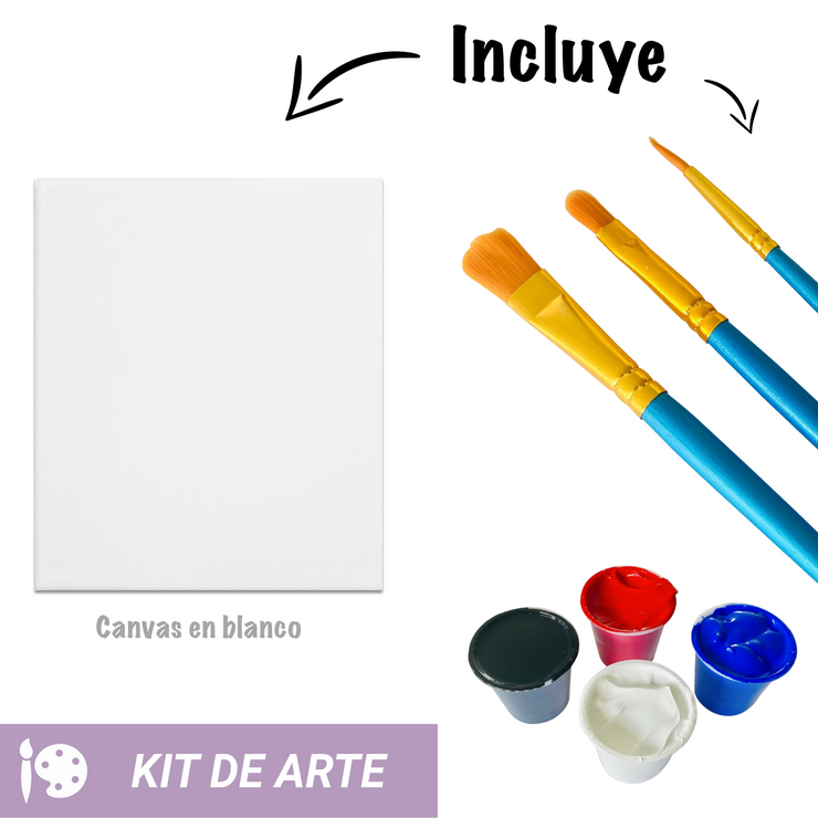 Kit de Arte: Canvas en blanco