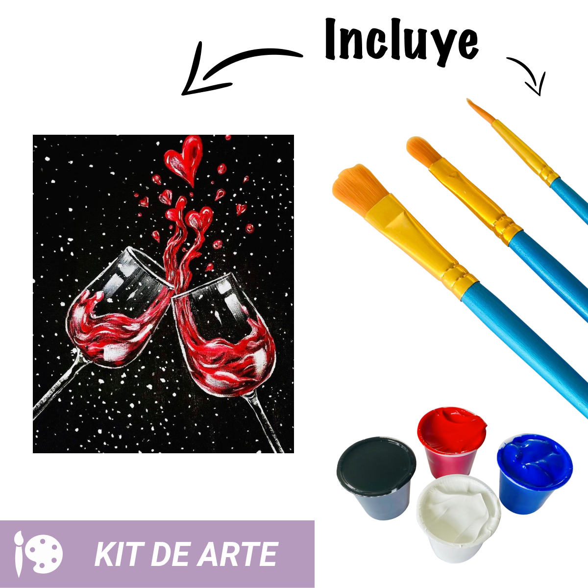 Kit de Arte: Amor Líquido