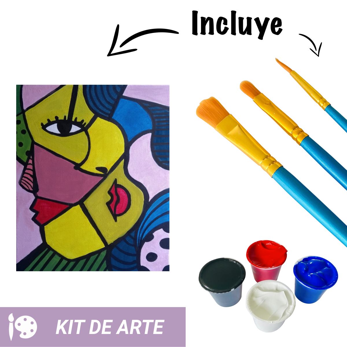 Kit de Arte: Mujer cubista