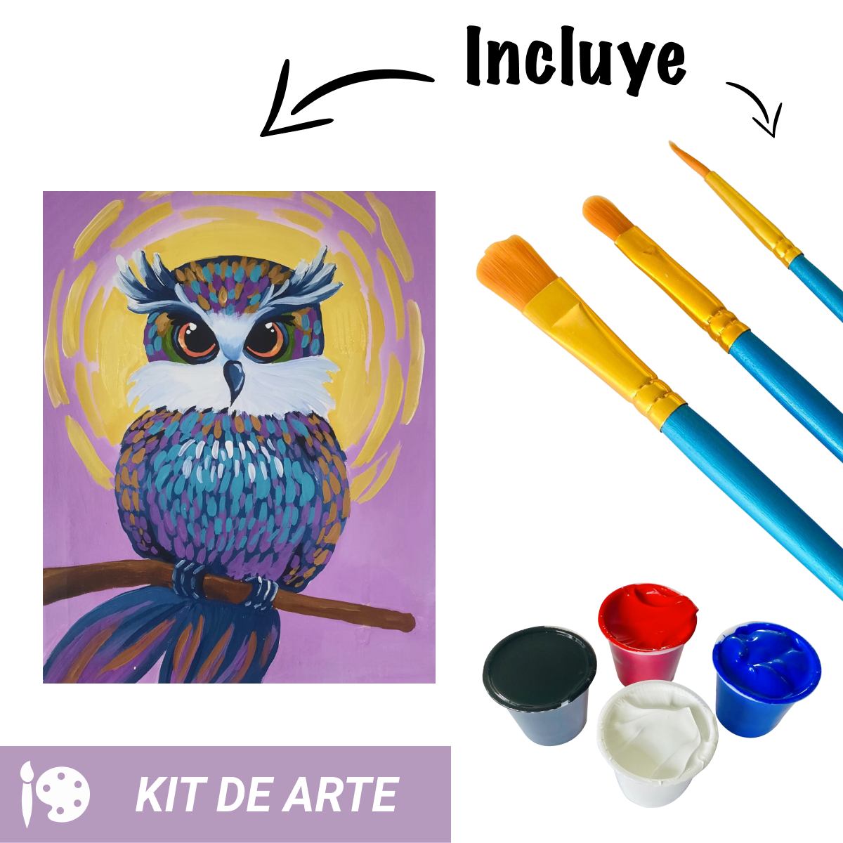 Kit de Arte: Búho
