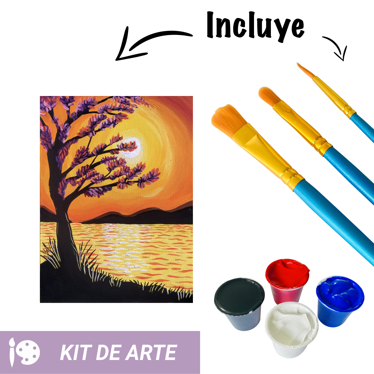 Kit de arte: Atardecer