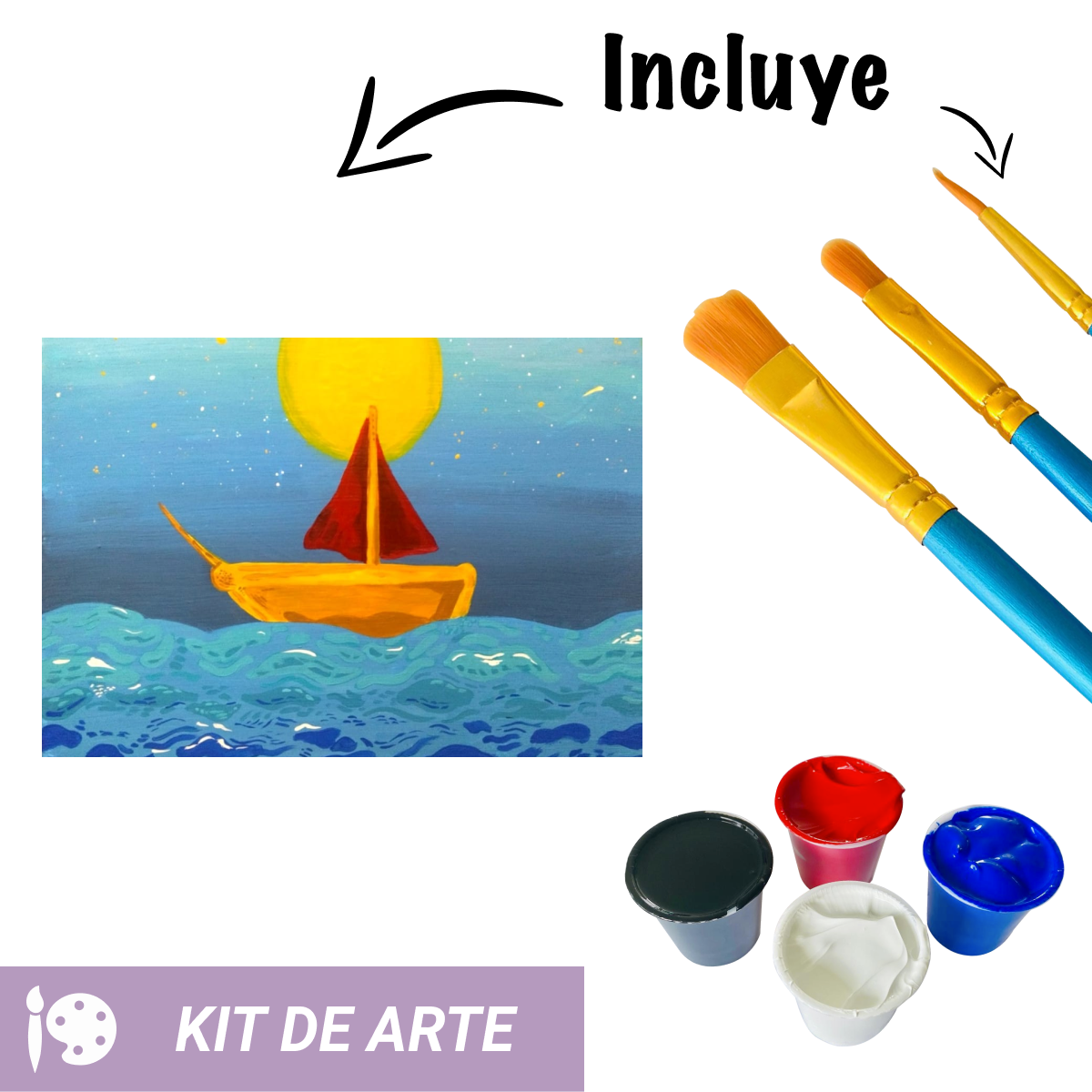 Kit de arte: Barquito