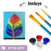 Kit de Arte: Arbol de Colores