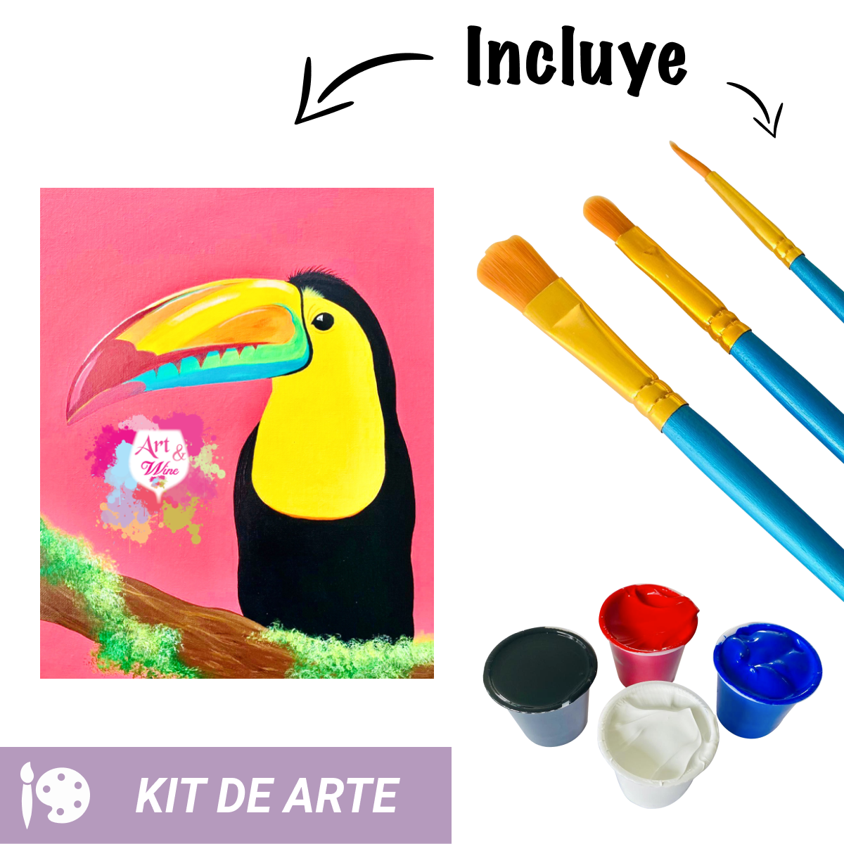 Kit de arte: Tucán